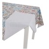 Transparent plasticized tablecloth h 140 cm. per meter CRISTAL