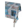 Nappe plastifiée transparente h 140 cm. par mètre CRISTAL