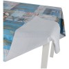 Nappe plastifiée transparente h 140 cm. par mètre CRISTAL