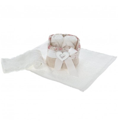 Lavabos de salle de bain avec ensemble panier 4 pièces JARDIN