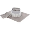 Lavabos de salle de bain avec ensemble panier 4 pièces JARDIN