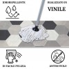 Washable non-slip kitchen vinyl rug CHIC 50 cm wide.