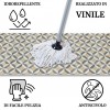 Washable non-slip kitchen vinyl rug CHIC 50 cm wide.