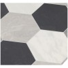 Tapis de cuisine antidérapant lavable en vinyle CHIC 50 cm de large.