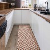 Washable non-slip kitchen vinyl rug CHIC 50 cm wide.
