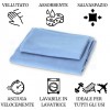 Coppia asciugamani in microfibra 1 cm 40x60 + 1 cm 50x100