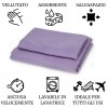 Coppia asciugamani in microfibra 1 cm 40x60 + 1 cm 50x100