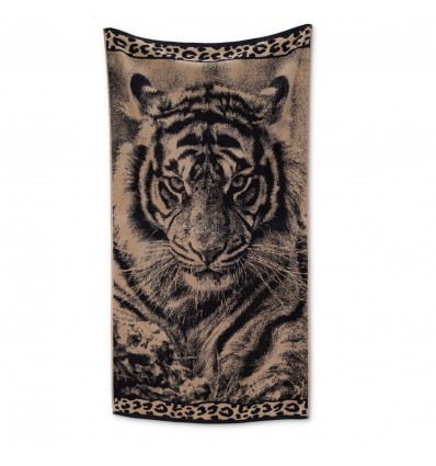 Toalla de playa de algodón egipcio 90X165 cm. SAFARI