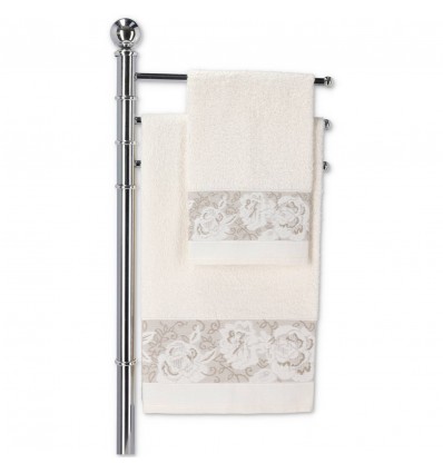 Coppia di asciugamani in spugna ROSITA