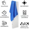 Telo bagno mare microfibra tinta unita cm 95x175