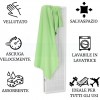 Telo bagno mare microfibra tinta unita cm 95x175