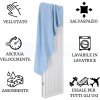 Telo bagno mare microfibra tinta unita cm 95x175
