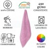 Set telo bagno cotone 100x150 cm. 5 pezzi SOFIA