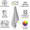 Set telo bagno cotone 100x150 cm. 5 pezzi SOFIA