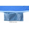 ComodServiette microfibre pour les chaises de plage avec côté poches cm 70 x 185