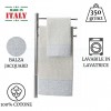 Paire de serviettes de bain en coton CHIARA