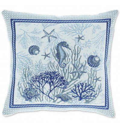 Housse coussin Chenille pour canapé CORALLO
