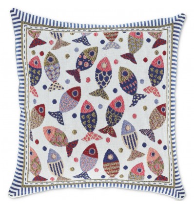 Chenille cushion cover for sofa PESCI