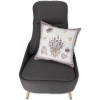 Chenille cushion cover for sofa LAVANDA