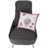 Housse coussin Chenille pour canapé LAVANDA