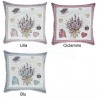 Housse coussin Chenille pour canapé LAVANDA