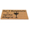Felpudo rectangular en cm coco. 40X70 ALLEGRO SPRITZ