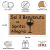 Felpudo rectangular en cm coco. 40X70 ALLEGRO SPRITZ