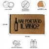 Mat Rectangulaire en cm de noix de coco. 40X70 ALLEGRO NATURAL WINE