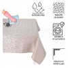Stain resistant jacquard tablecloth QUEEN