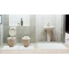 Torino Set 3 tappeti bagno in spugna cm 60X90 + 2 Girowater cm 60x45