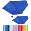 Coppia asciugamani in microfibra 1 cm 40x60 + 1 cm 50x100