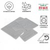 Torino 3 bath rugs set in 60 x 90 cm 2 sponge Girowater cm 60 x 45