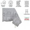 Mexico Square Jacquard tablecloth 180 x 180 cm