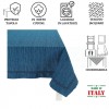 Melange tovaglia copritavolo jacquard 12 posti 140X240 cm.