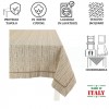 Melange tovaglia copritavolo jacquard 8 posti 140X220 cm.