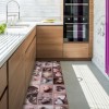 Tappeto passatoia antiscivolo TRANSFER SHABBY CUORE