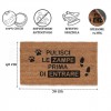 Rectangular doormat in coconut cm. 40X70 ALLEGRO PULISCI