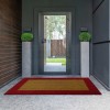 Paillasson rectangulaire en noix de coco ECOCO BORDO