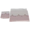 Bettwäsche-Set aus Baumwollflanell ROSE POIS