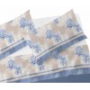 Completo lenzuola flanella cotone ROSE POIS