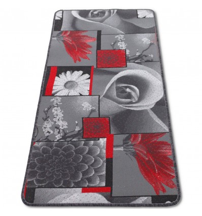 Rutschfester Küchenteppich mit 50 cm breitem Gang. ROSE NEU