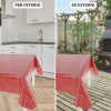 Italian plastic-coated tablecloth TRAMA