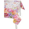 Italian laminated tablecloth FIORI E FOGLIE