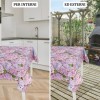 Italian laminated tablecloth FIORI E FOGLIE