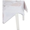 Nappe plastifiée transparente h 140 cm. par mètre CRISTAL