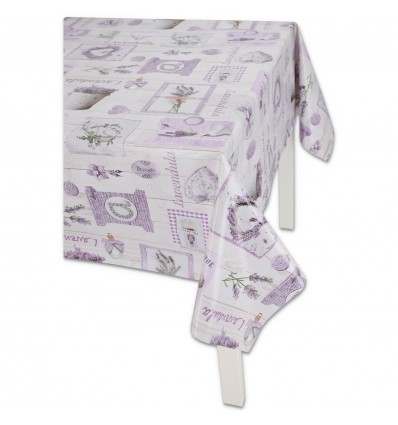 SHABBY Italian plastic-coated tablecloth