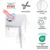 Tovaglia plastificata italiana SHABBY