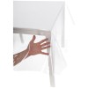 Mantel plastificado transparente h 137 cm. CRISTAL GOFRADO
