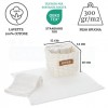 Ensemble de gant de toilette de salle de bain avec panier MEMPHIS