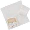 Ensemble de gant de toilette de salle de bain avec panier MEMPHIS